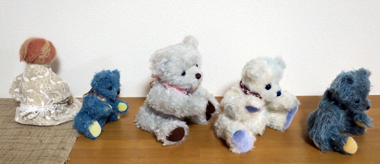 石原路子さんのテディベアによるファン・ゴッホ初期絵画世界の再現