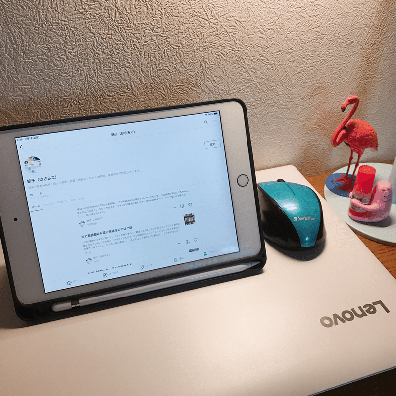 Ipad Miniで何をして楽しもうか 鋏子 はさみこ Note