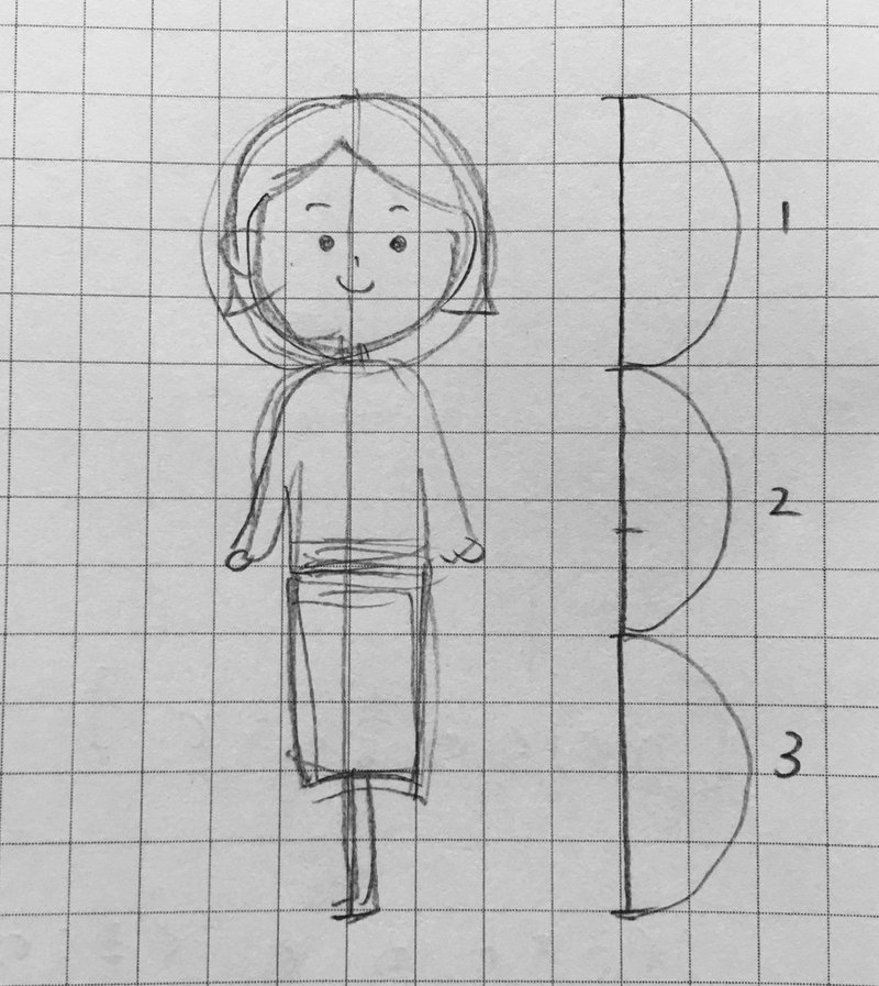 全身イラストの比率を考えてみた ちこ Note 全身イラストの比率を考えてみた ちこ Note