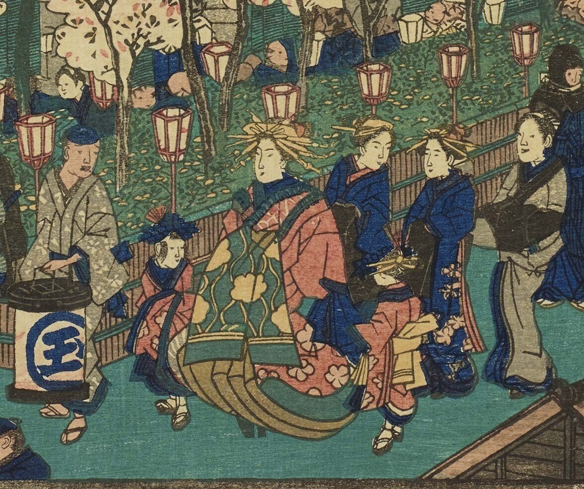 遊郭の花魁道中を見物してみた｜太田記念美術館