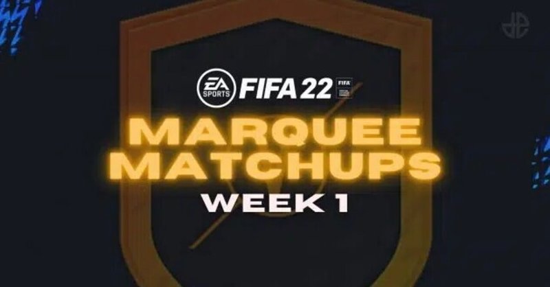 FIFA22 Marquee Matchups SBC - Week1コンプリート方法