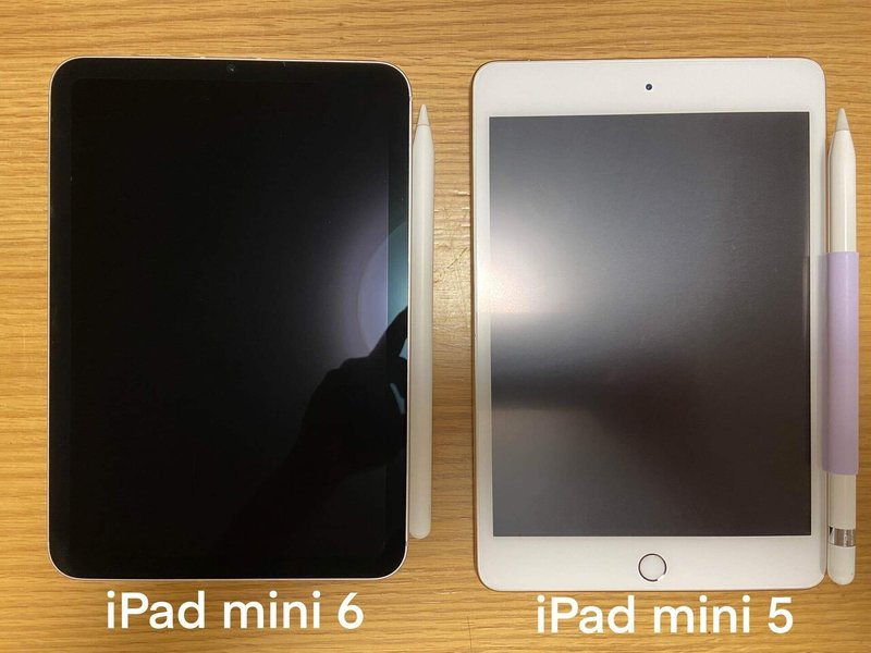 Ipad Mini 5 から Ipad Mini 6 に乗り替えて いるかいる Note Ipad Mini 5 から Ipad Mini 6 に乗り替えて いるかいる Note