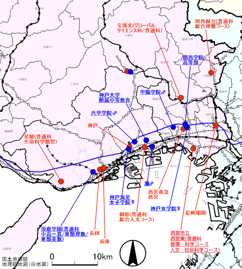 兵庫（第1第2学区のうち神戸阪神）2cud