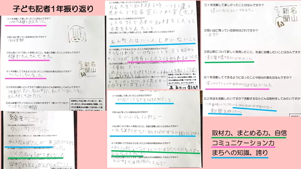 名山新聞創刊1年振り返り