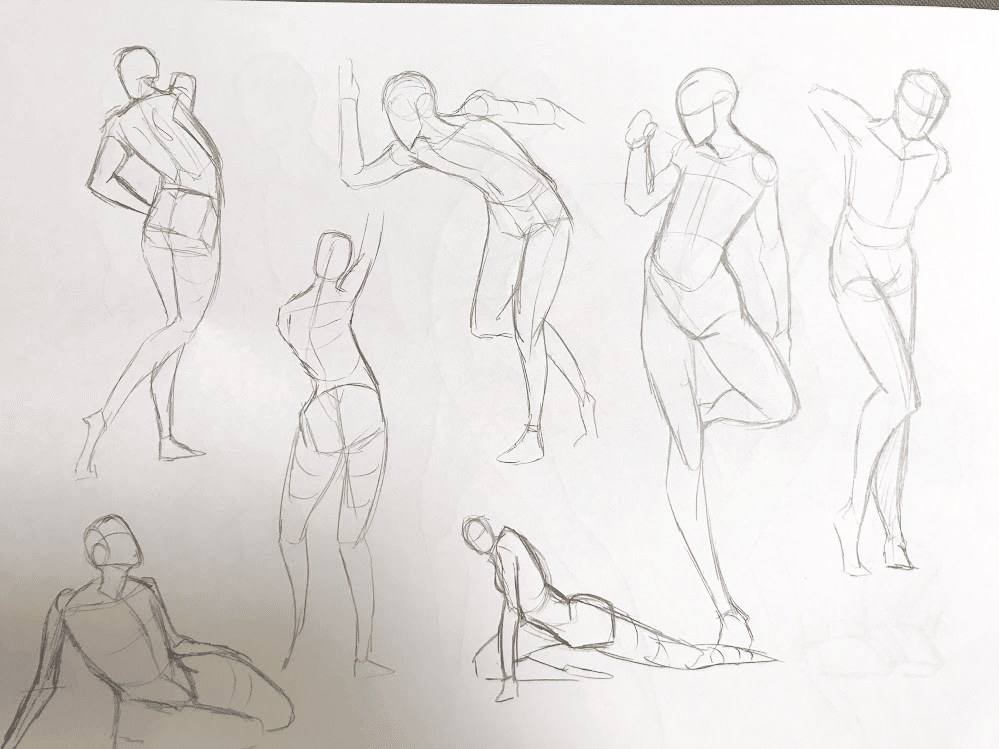 基礎練習】マイケル・ハンプトンの人体の描き方を模写するVol.1｜ら