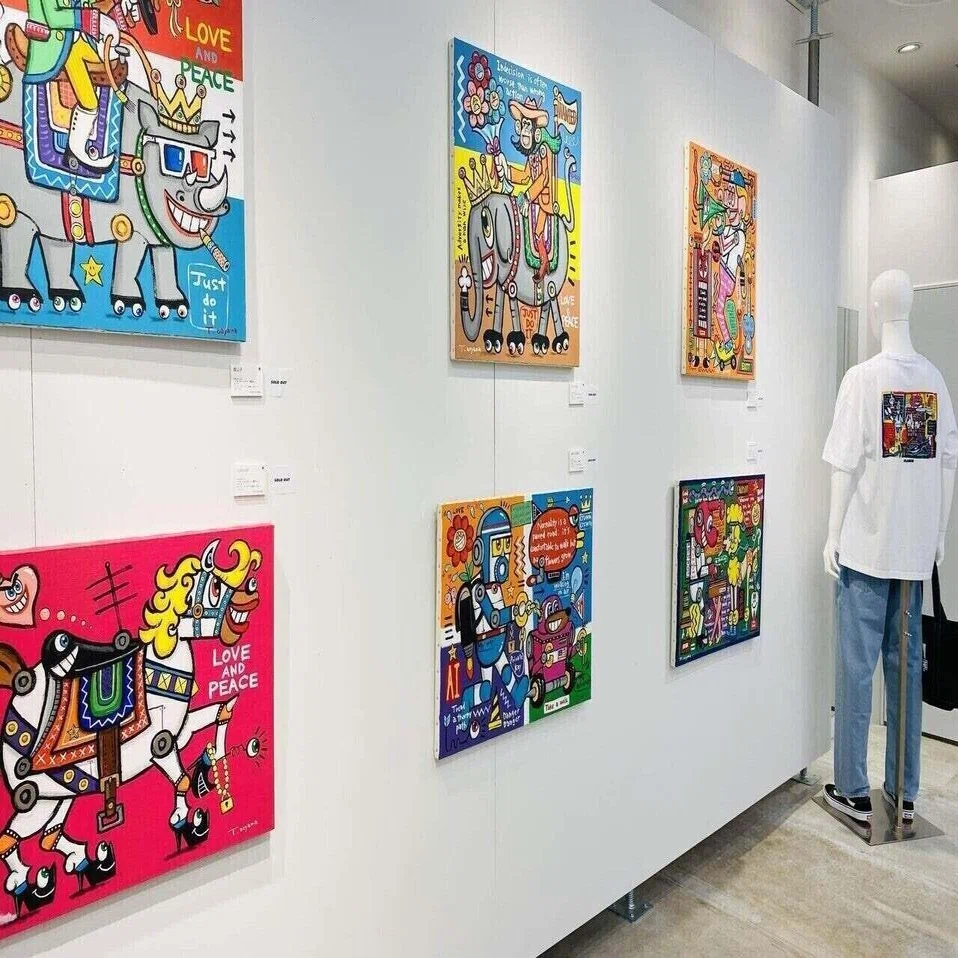 さんま画廊プロジェクトで発掘!!青山哲士作品展 「21XX A Future