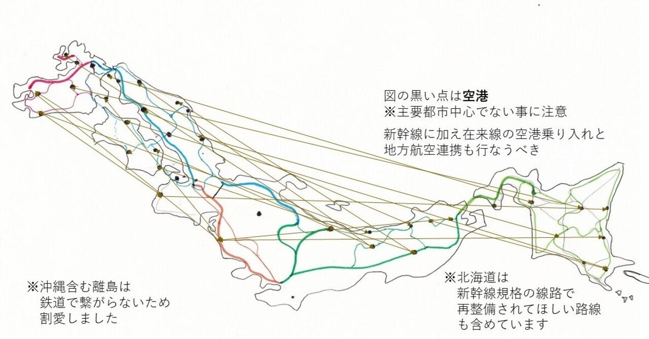 基本計画線の新幹線整備に必要なこと Epawa385 Note