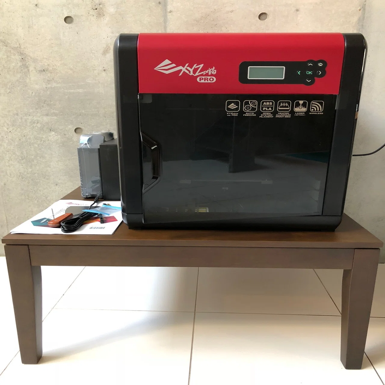 3Dプリンタ ダヴィンチ1.0 Pro買いました！(セットアップ〜試運転まで 