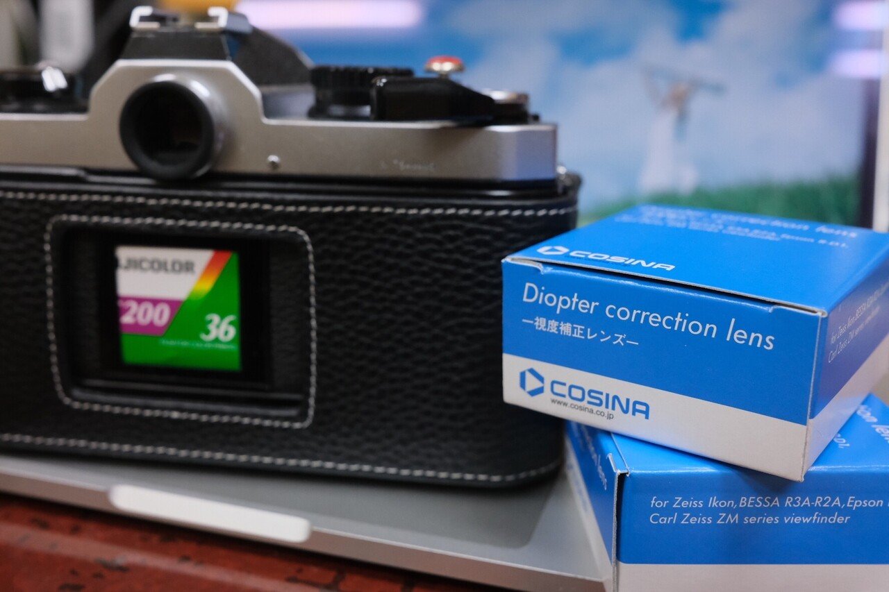 NewFM2の視度補正レンズ｜雅辺