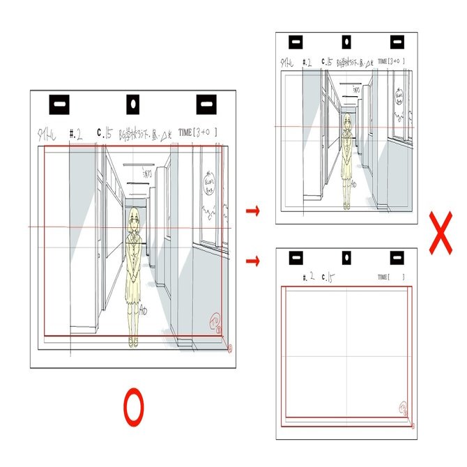 レイアウト 背景原図２ 益山亮司 商業アニメ演出 Note