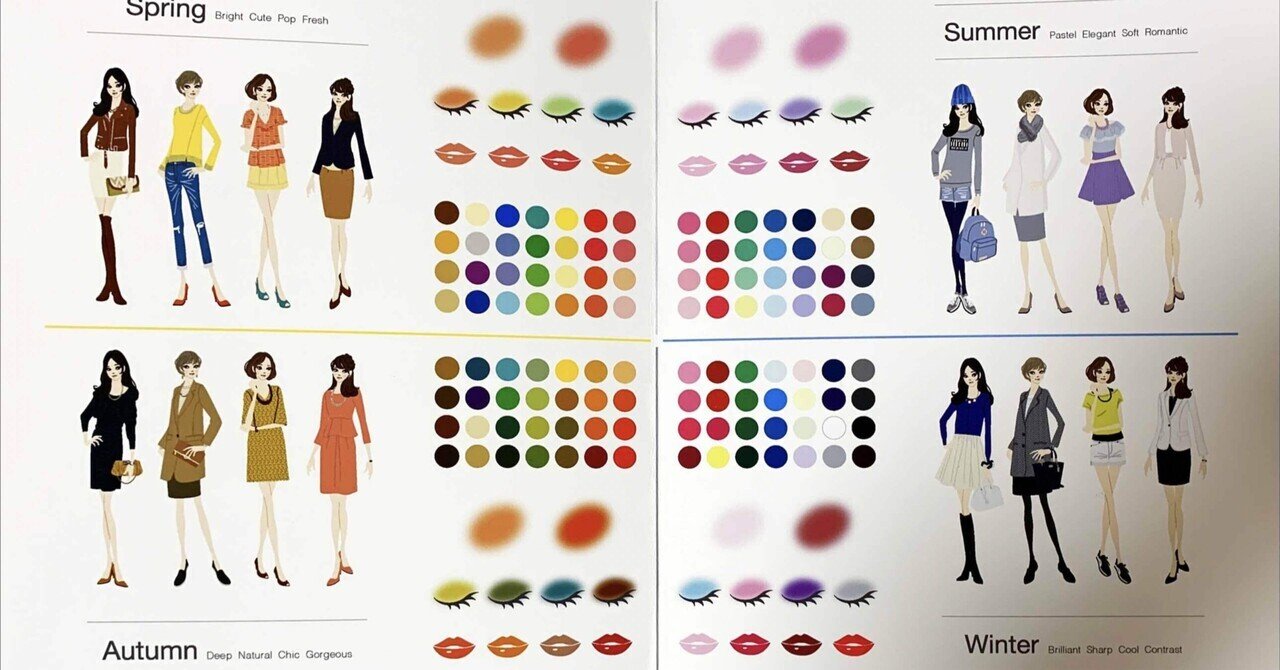 最近流行りの診断に行った話（パーソナルカラー診断・骨格診断・顔