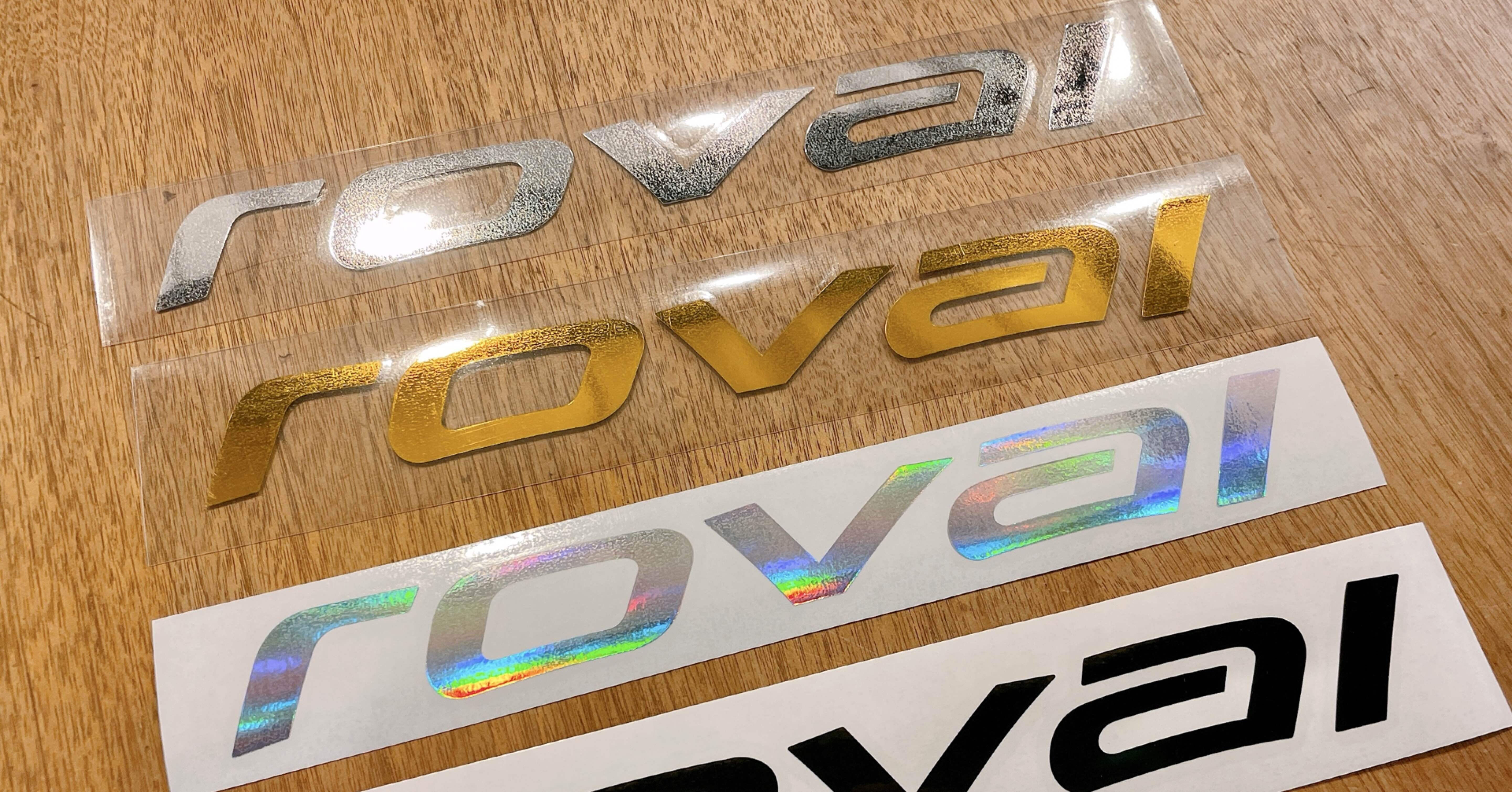Alvark ロバールステッカーホイール前後 Alvark様専用 ロバールステッカーホイール前後