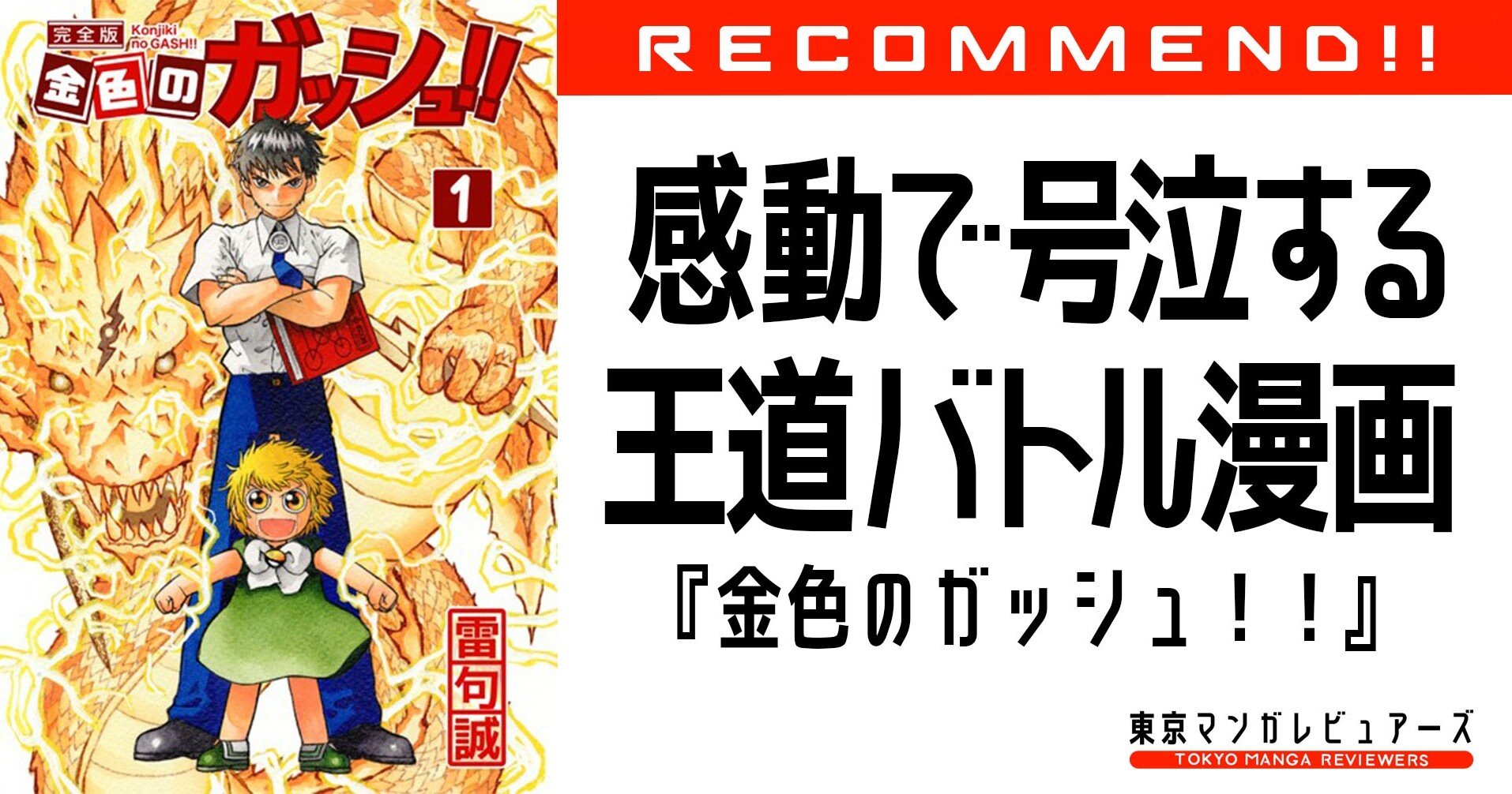 祝周年 雷句誠が描く 笑って泣けて超感動する王道少年バトル漫画 金色のガッシュ 東京マンガレビュアーズ Note 祝周年 雷句誠が描く 笑って泣けて超感動する王道少年バトル漫画 金色のガッシュ 東京マンガレビュアーズ Note