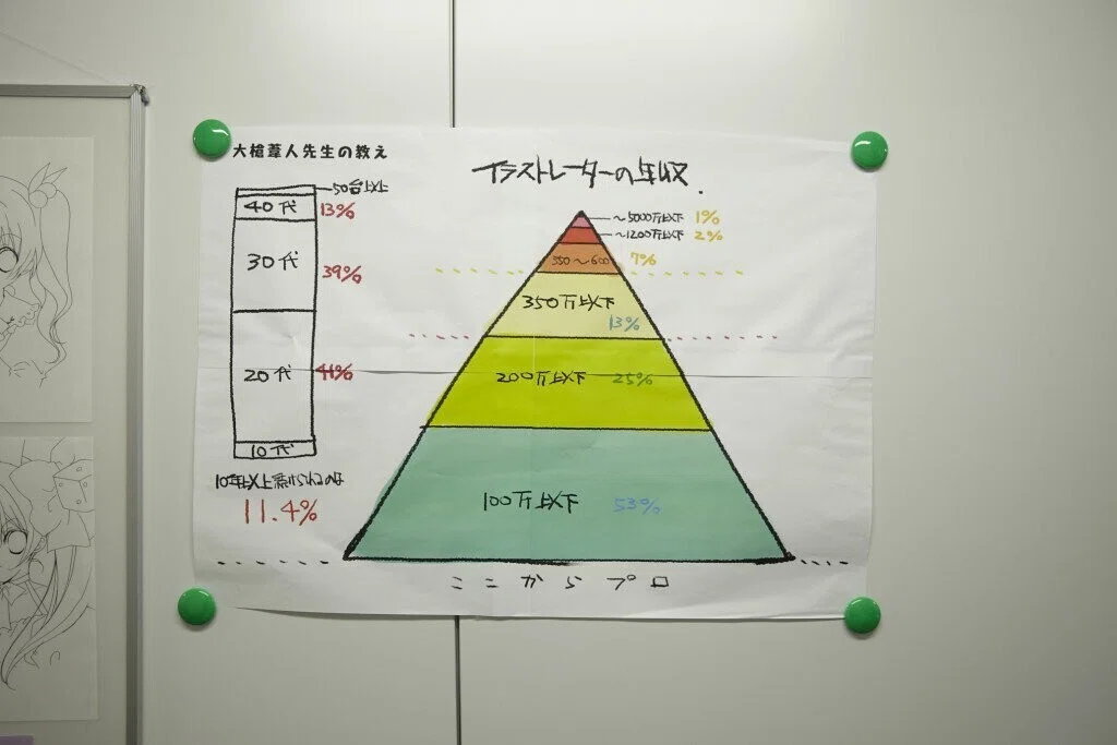 イラストレーターと漫画家とアニメーターの現実 喜多野土竜 Note