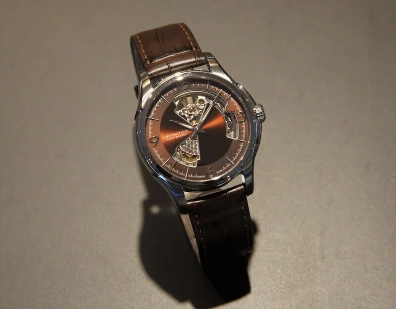 ハミルトン ジャズマスター オープンハート40MM ブラウン