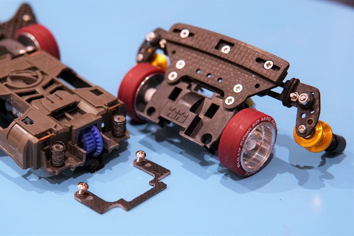 ミニ四駆 軸ありフレキ（【ミニ四駆／MSフレキ】初めての軸残しフレキ  