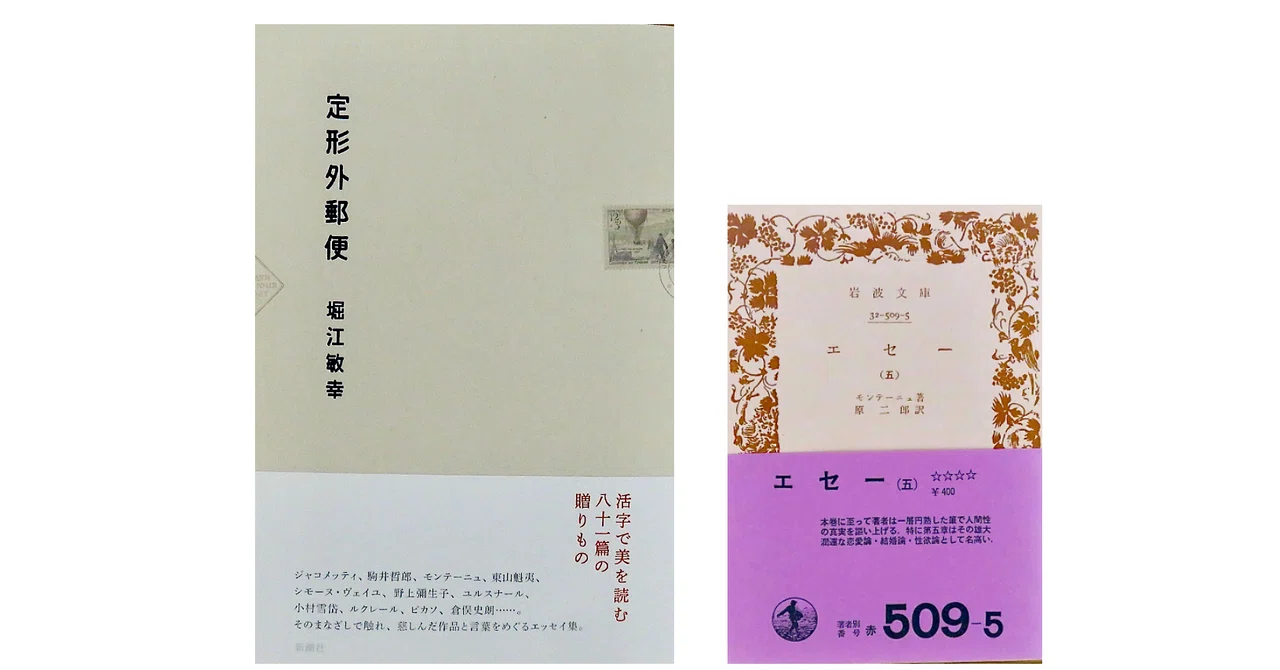堀江敏幸 定形外郵便 モンテーニュ エセー Kaze Note 堀江敏幸 定形外郵便 モンテーニュ エセー Kaze Note