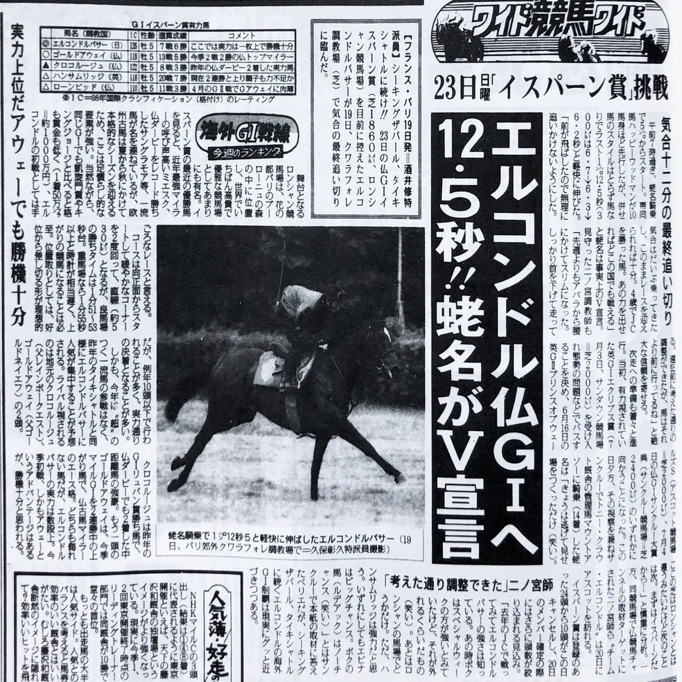 ウマ娘」では覆面美少女！日本の競馬ファンが夢を見たエルコンドル 