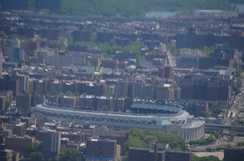 ヤンキースタジアム上空