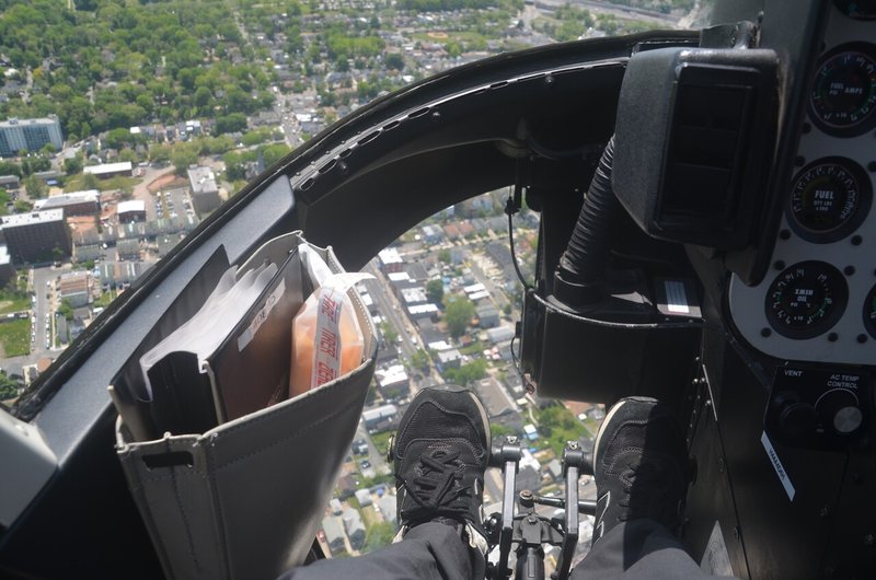 ニューヨーク　ヘリコプターの足元