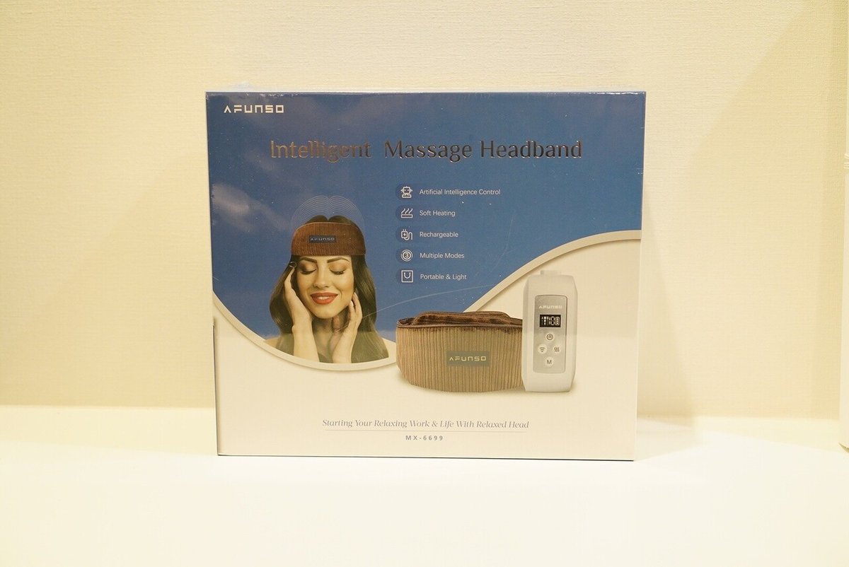 自宅でお手軽10分ヘッドスパ！ヘッドバンド型のエアマッサージ機買って