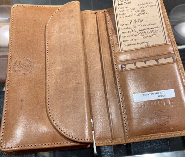 ホワイトハウスコックス アンティークブライドルレザー ロング  