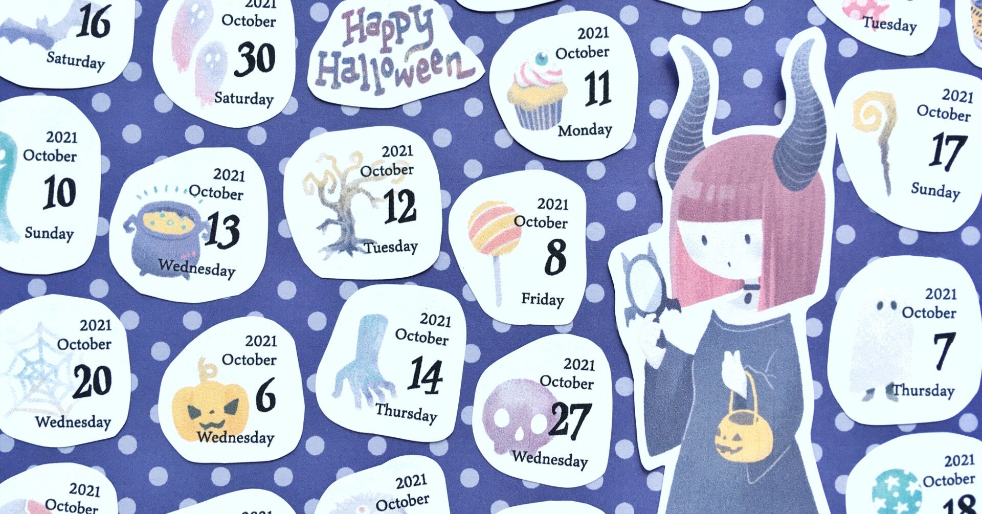 日付シート 21年10月 みらりーの さかたみき Note