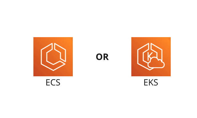 ECSとEKSのアイコン画像