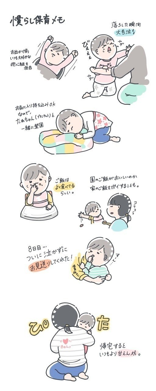 1歳 慣らし保育中 もちこ Note 1歳 慣らし保育中 もちこ Note