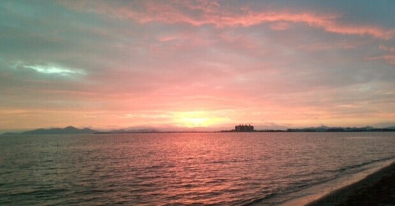 琵琶湖の日の出とクーポンのおはなし