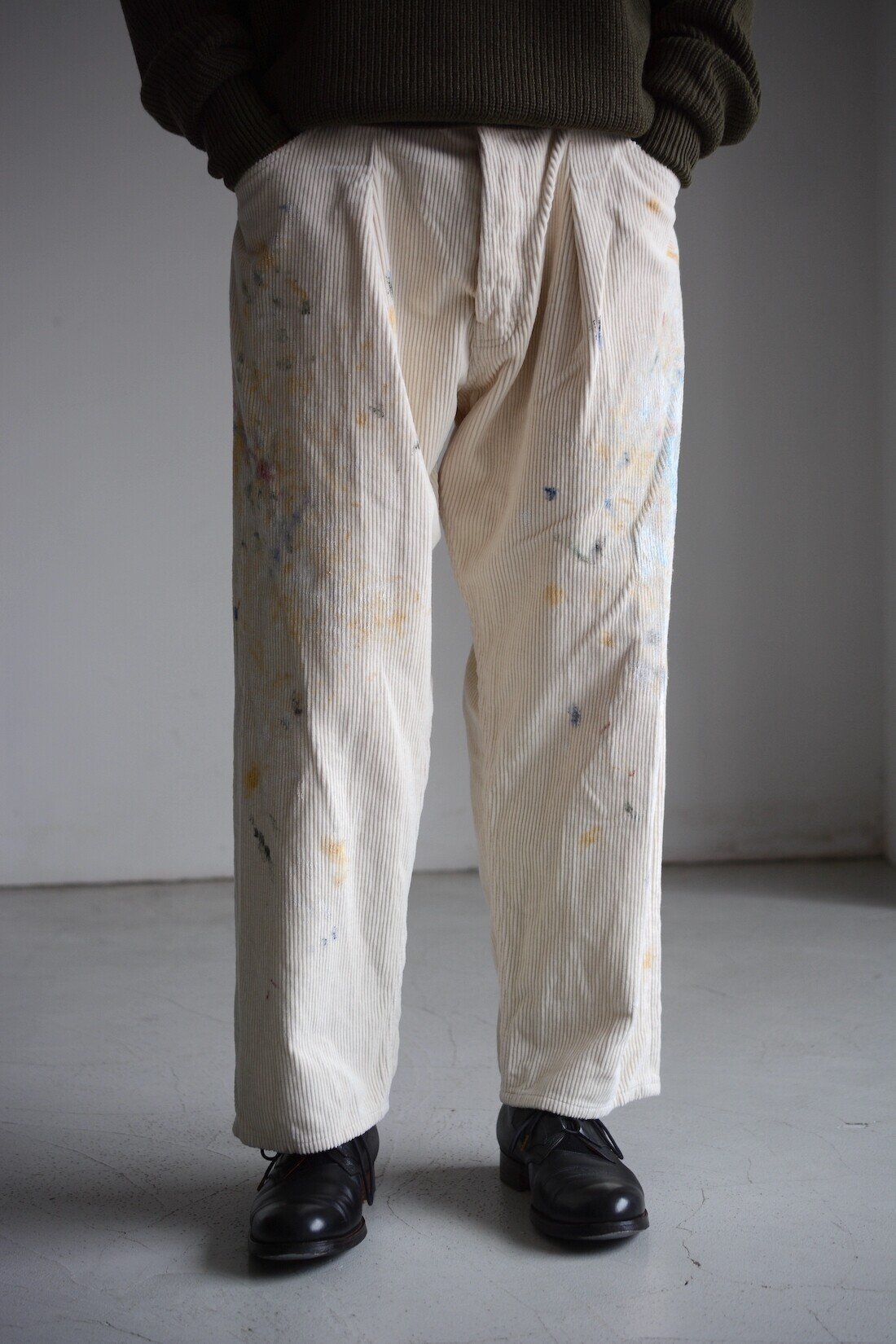 HERILL / ヘリル | Heavy Selvage Corduroy Splash 4PK ペイント
