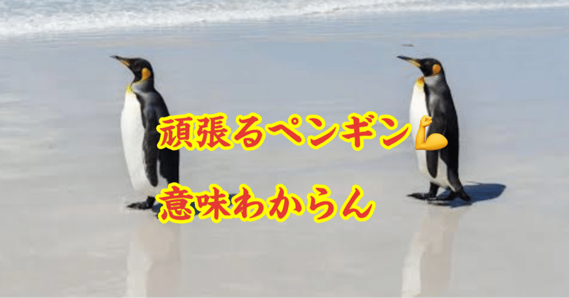 ペンギンは頭の悪い動物ですか Koutsugu Hibio 孔継 Note