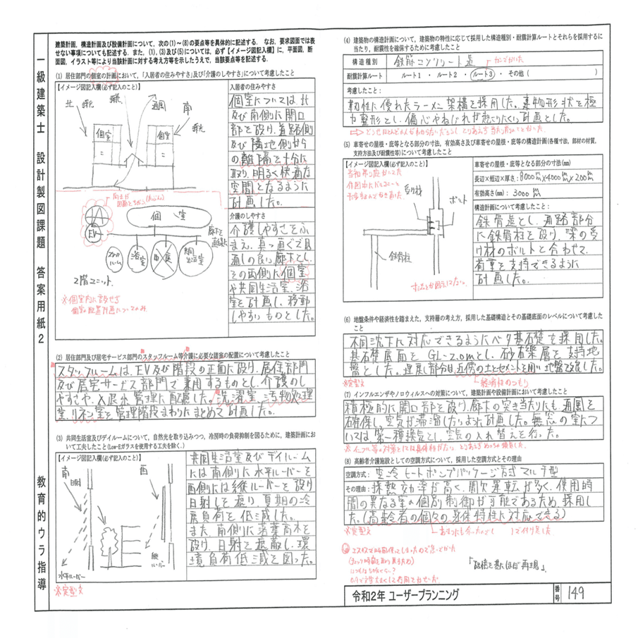 R02 一級建築士製図試験⑪】10月本試験でのこと｜いつき(一級建築士で