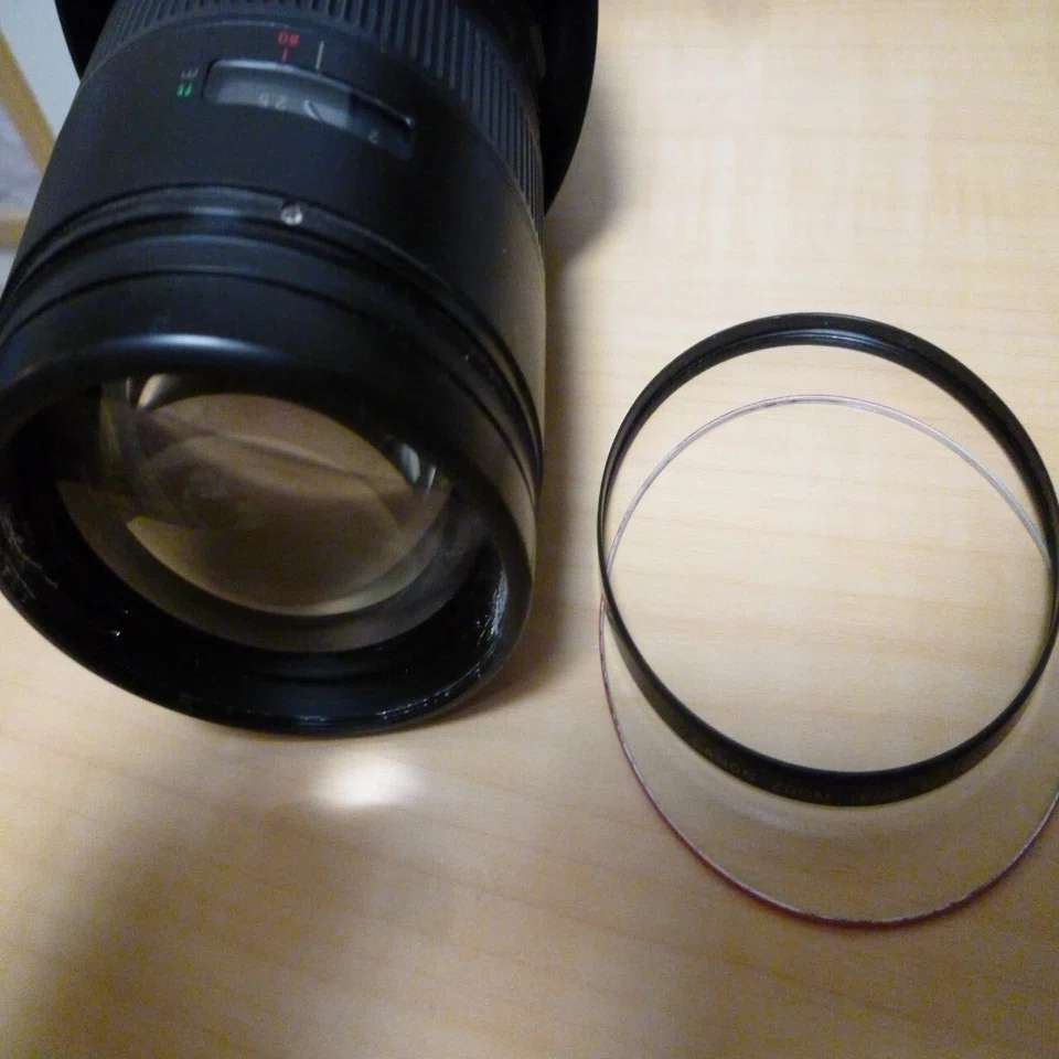 Canon EF 80-200mm F2.8Lの前レンズカビ取り｜zooandaqua