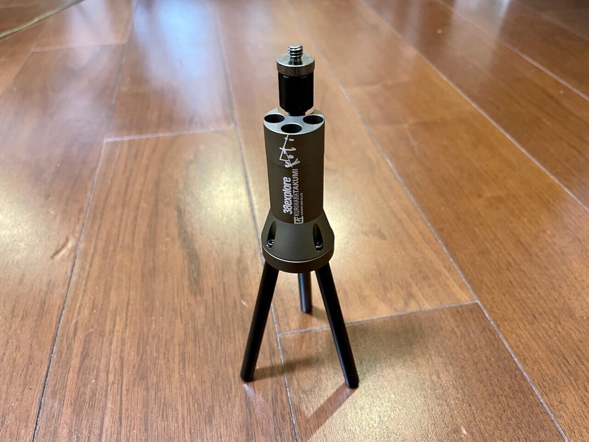 ZEROPOD38 小型ランタンスタンド ZEROPOD38 (BK) | 38explore