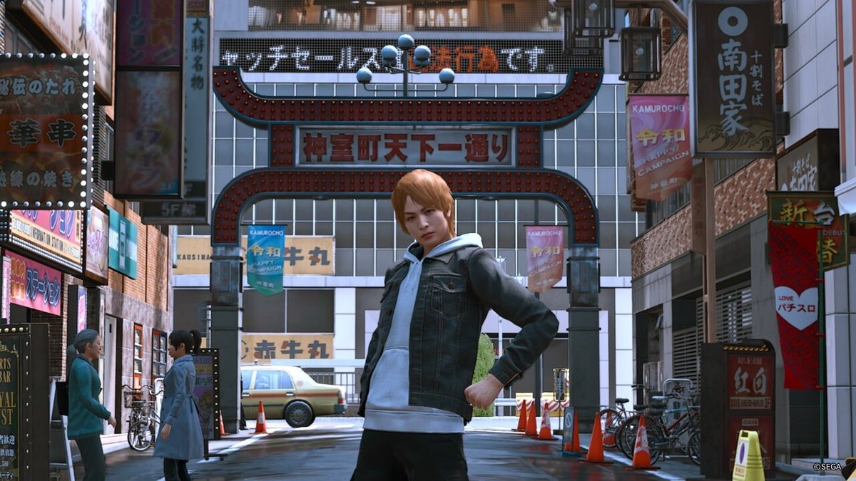 お洒落水色スーツホストVIP営業ストリートファッション