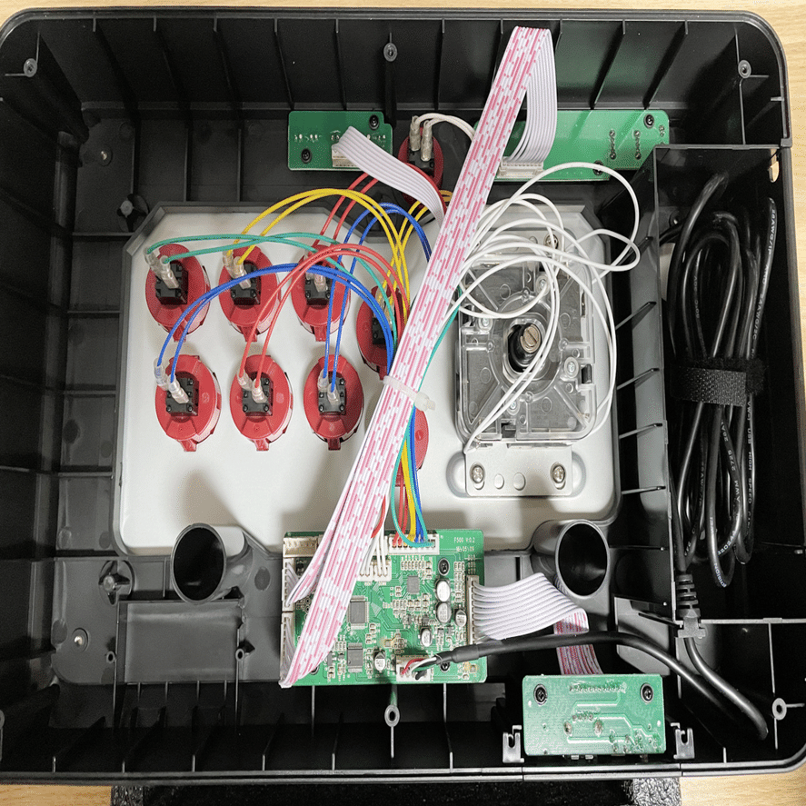 MAYFLASH F500 レバーとボタンの換装(セイミツ製)｜017