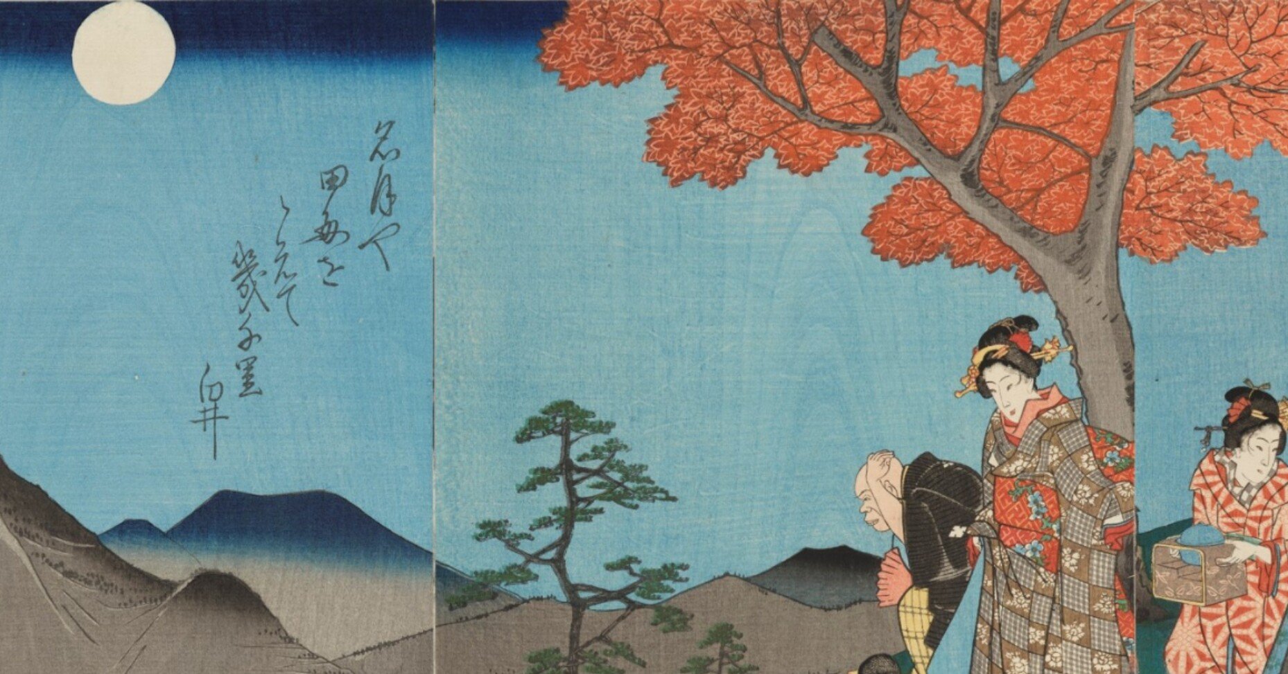 紅葉　国広作品 秋を感じる歌川広重の浮世絵を集めてみた｜太田記念美術館