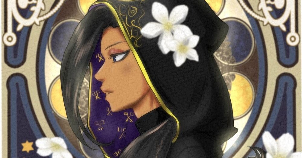 推しをミュシャ風にしてみた アマガイ エコ Note