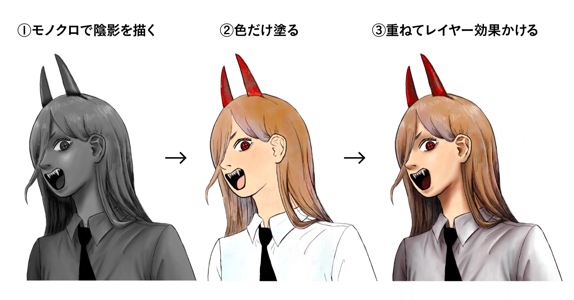 陰影がめっちゃ楽になる グリザイユ画法 の描き方をまとめる 仙田 真郷 Note