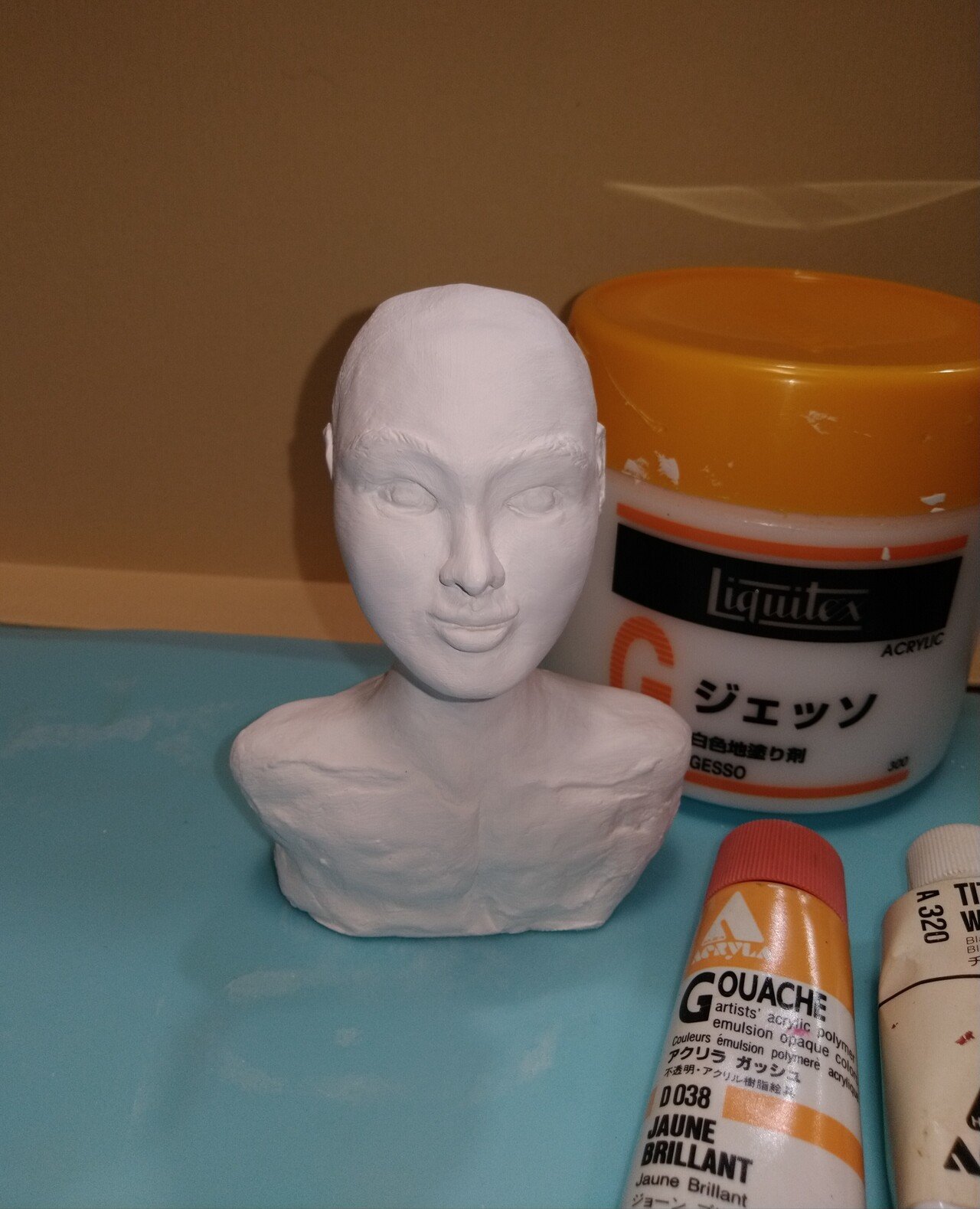 続・全くの素人が彫塑で藤井風フィギュアに挑戦する＜第8回＞｜あんこ