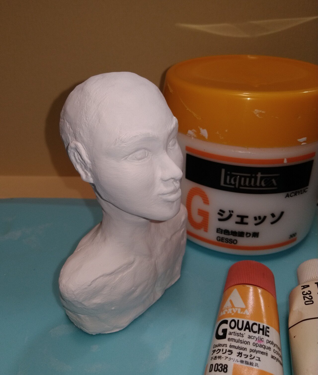 続・全くの素人が彫塑で藤井風フィギュアに挑戦する＜第8回＞｜あんこ