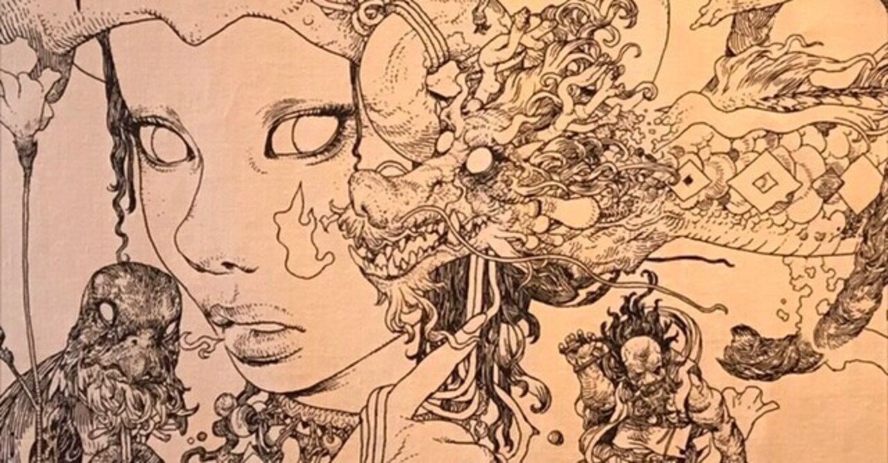 ライブドローイング～一発書きの凄さ～｜yasuchin