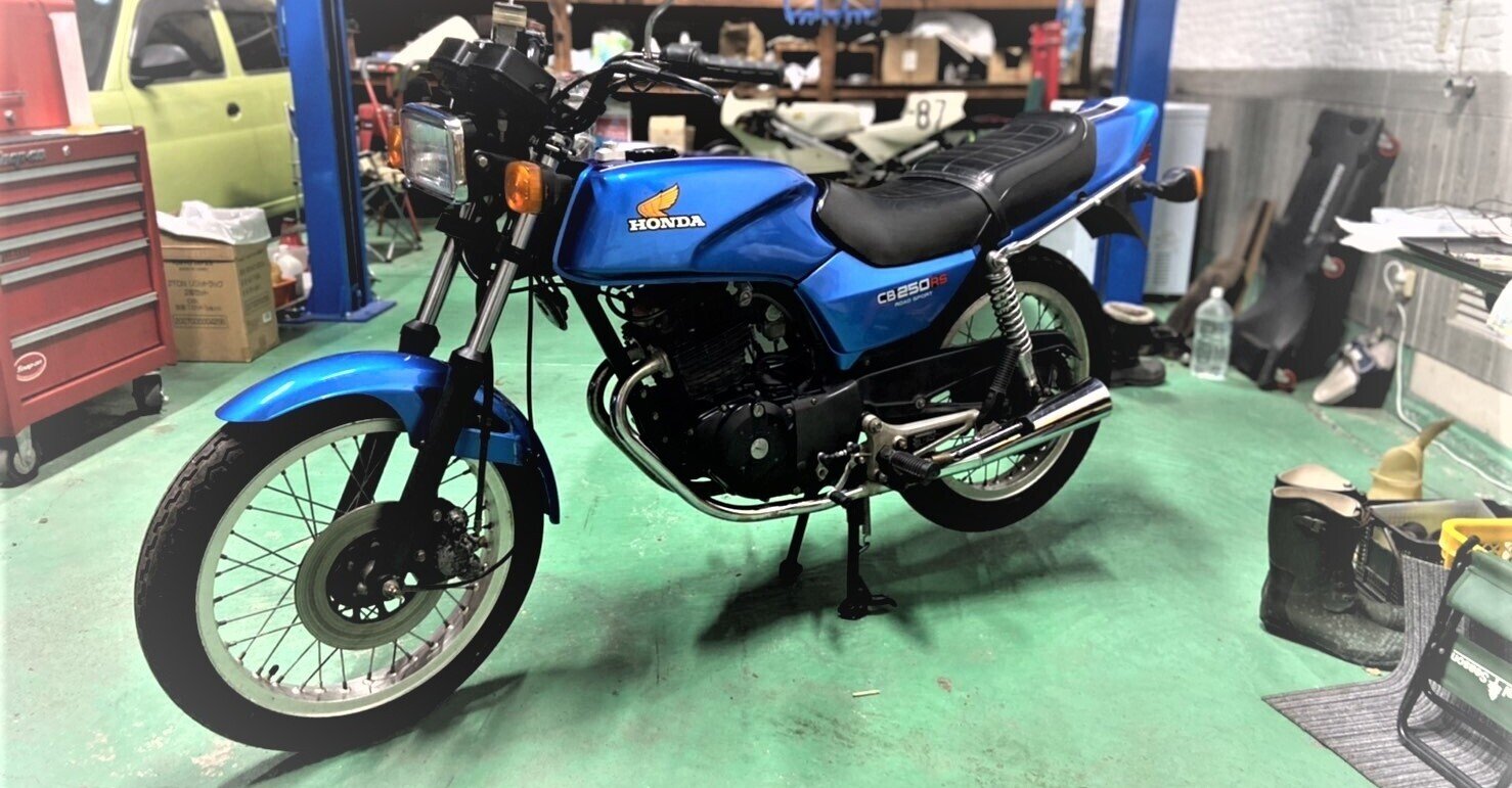 ホンダ CB250RS ナッソーブルーメタ レストア完了 11800km｜TimeTrip