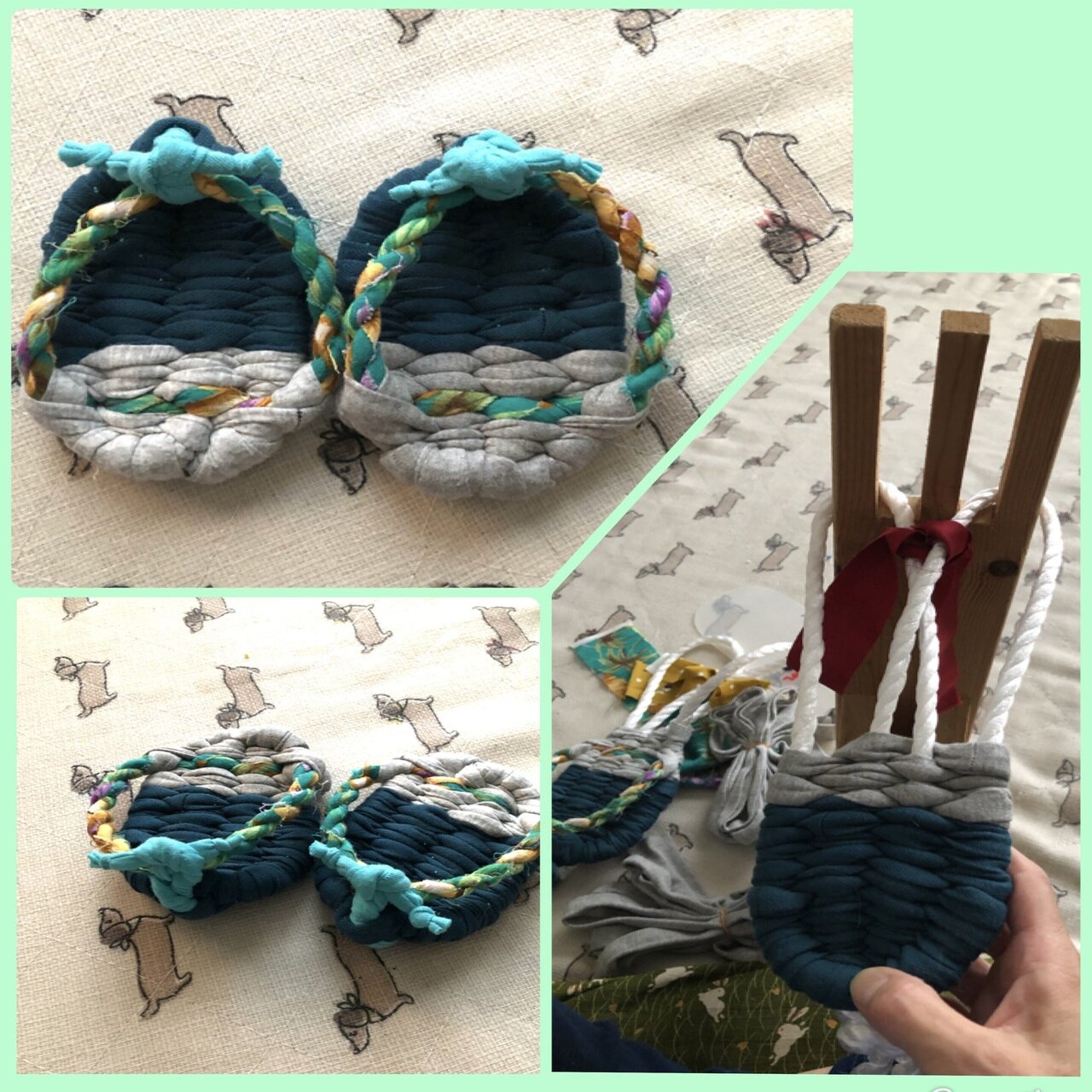 布ぞうり講習会 足半作ってみた😊｜warakuba太陽