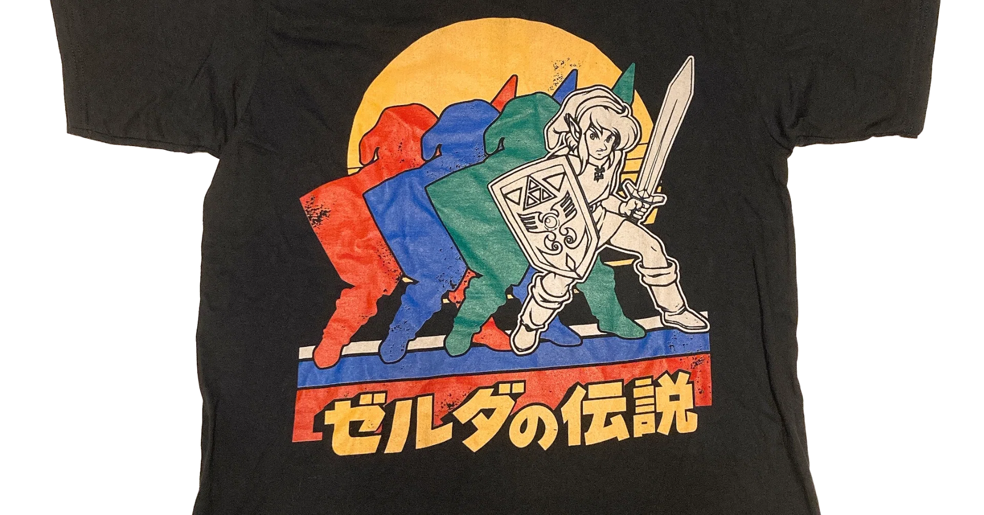 クラブニンテンドー オリジナルTシャツ L ゼルダの伝説 2015 29】ゼルダの伝説レトロリンク漢字ポートレートグラフィックTシャツ｜ミキ