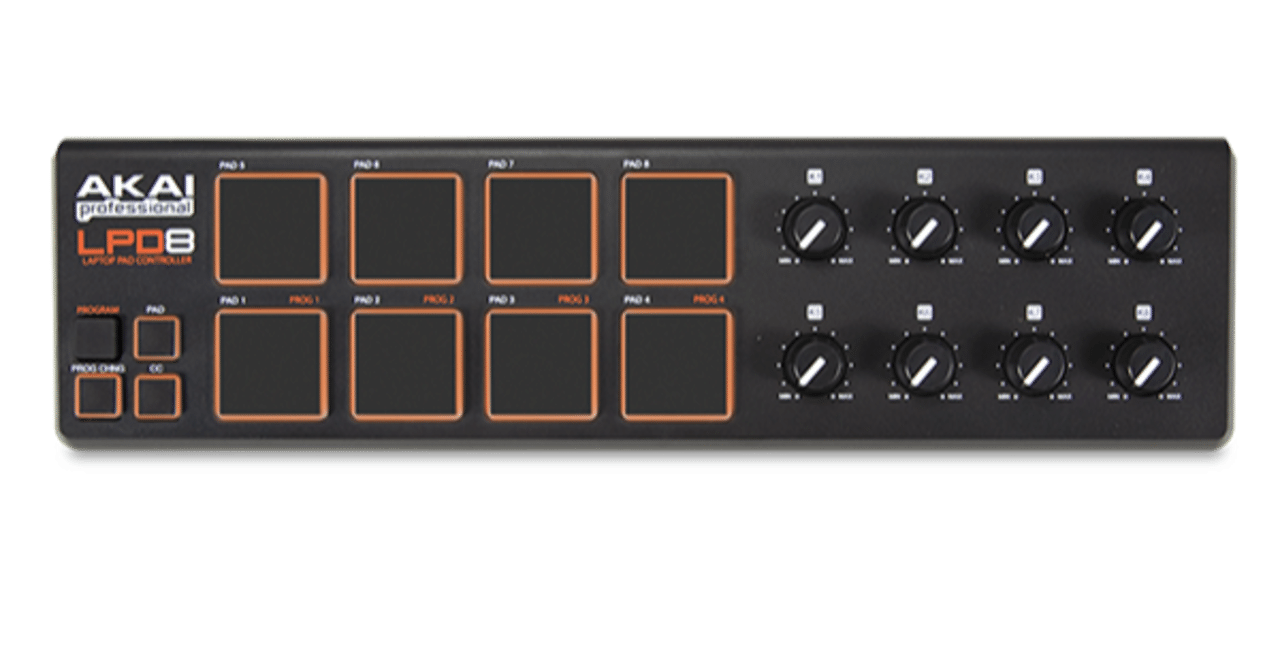 製品レビュー】AKAI PROFESSIONAL LPD8（MIDIコントローラー）｜のん