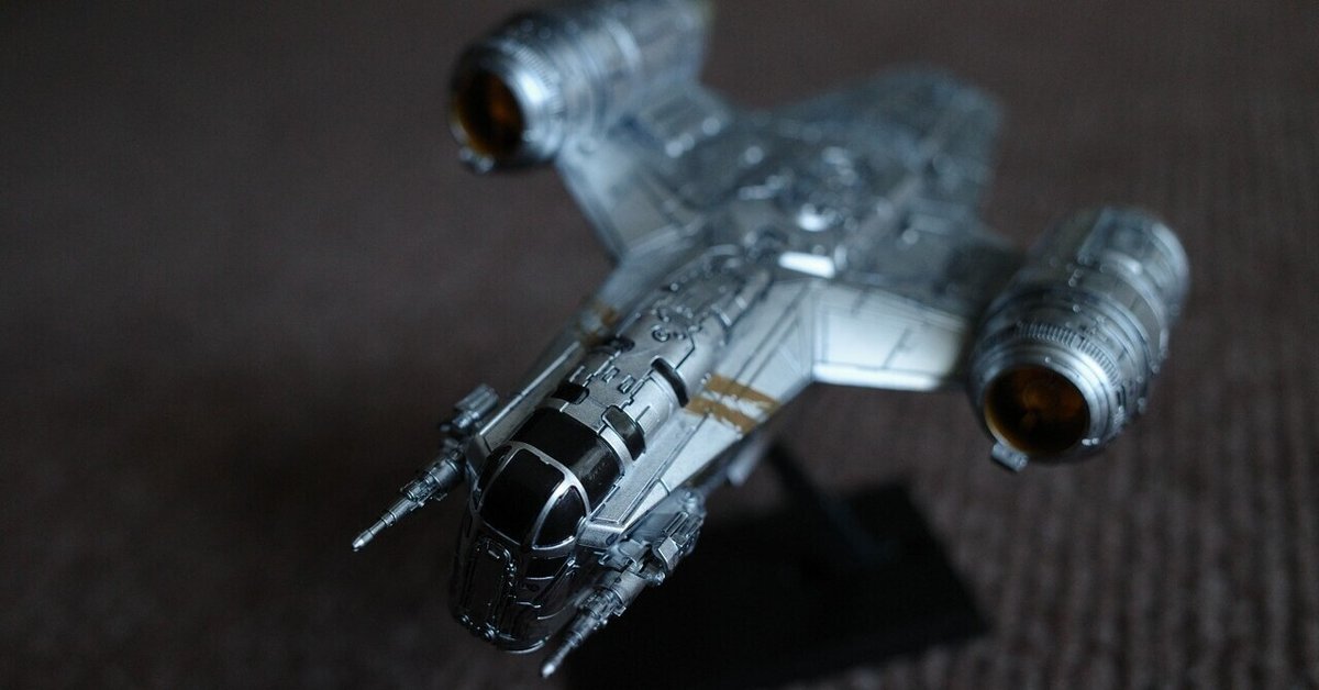 マンダロリアンシルバーコーティング　レイザークレストシルバーコーティング　セット ビークルモデル レイザー・クレスト(シルバーコーティングVer