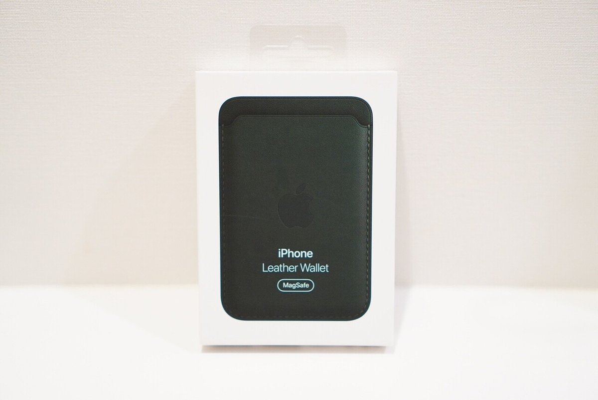 MagSafe対応　iPhoneレザーウォレット セコイアグリーン探す付 Amazon.co.jp: Apple MagSafe対応レザーウォレット (iPhone用