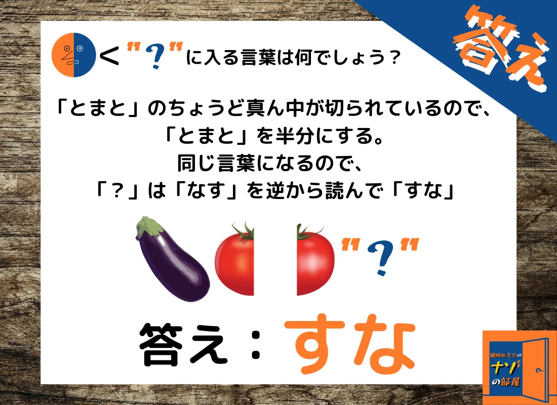答え
